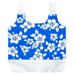 Blue Hawaiian Full Print Recycle Bags (l) 