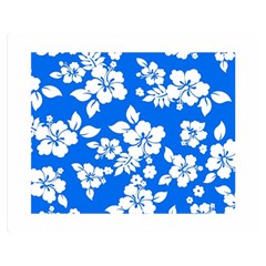 Blue Hawaiian Double Sided Flano Blanket (medium) 