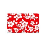 Red Hawaiian Magnet (Name Card) Front