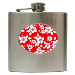 Red Hawaiian Hip Flask (6 Oz) by AlohaStore