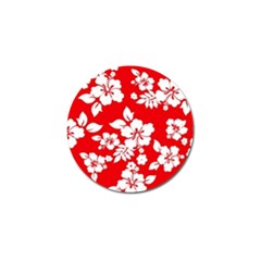 Red Hawaiian Golf Ball Marker (10 Pack)