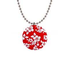 Red Hawaiian Button Necklaces by AlohaStore