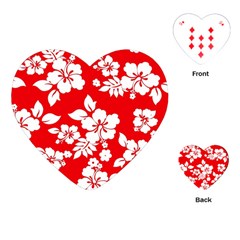 Red Hawaiian Playing Cards (heart)  by AlohaStore