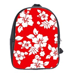 Red Hawaiian School Bags(large) 