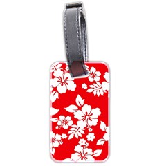 Red Hawaiian Luggage Tags (two Sides)