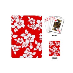 Red Hawaiian Playing Cards (mini) 