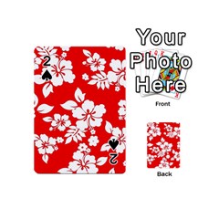 Red Hawaiian Playing Cards 54 (mini) 