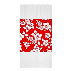 Red Hawaiian Shower Curtain 36  X 72  (stall) 