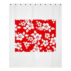 Red Hawaiian Shower Curtain 60  X 72  (medium) 