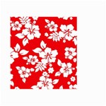 Red Hawaiian Large Garden Flag (Two Sides) Front