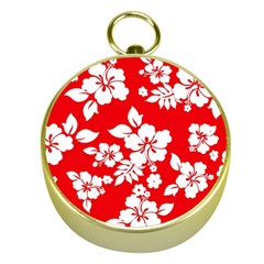 Red Hawaiian Gold Compasses