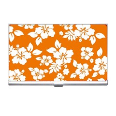 Orange Hawaiian Business Card Holders by AlohaStore