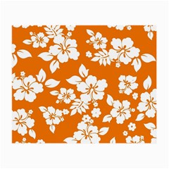 Orange Hawaiian Small Glasses Cloth (2-side) by AlohaStore