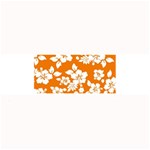 Orange Hawaiian Large Bar Mats 32 x8.5  Bar Mat