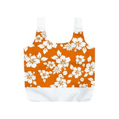 Orange Hawaiian Full Print Recycle Bags (s)  by AlohaStore