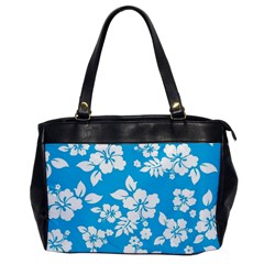 Light Blue Hawaiian Office Handbags