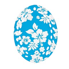 Light Blue Hawaiian Ornament (oval Filigree) 