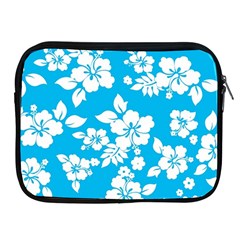 Light Blue Hawaiian Apple Ipad 2/3/4 Zipper Cases by AlohaStore