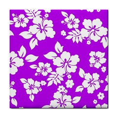 Purple Hawaiian Tile Coasters by AlohaStore