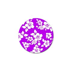 Purple Hawaiian Golf Ball Marker (4 Pack) by AlohaStore