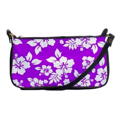 Purple Hawaiian Shoulder Clutch Bags by AlohaStore