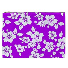 Purple Hawaiian Cosmetic Bag (xxl) 