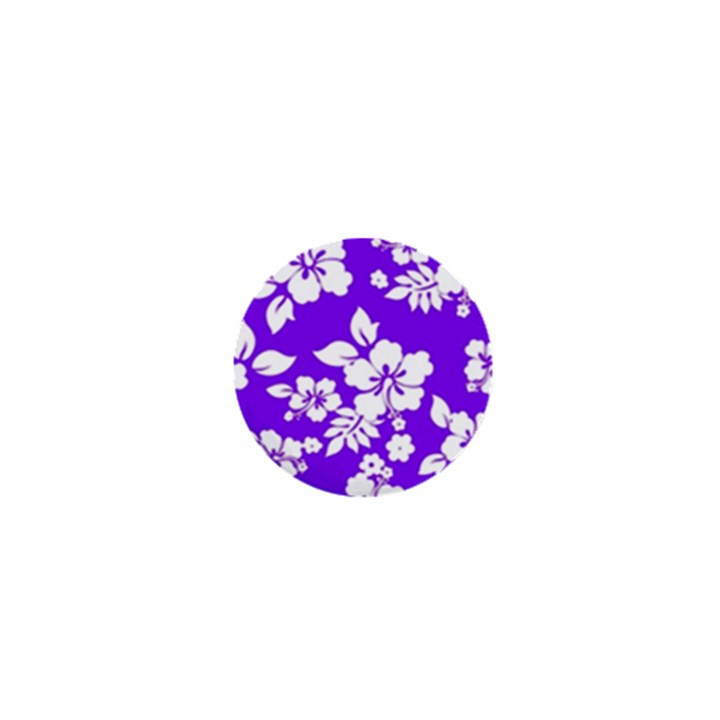 Violet Hawaiian 1  Mini Buttons