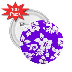 Violet Hawaiian 2 25  Buttons (100 Pack)  by AlohaStore