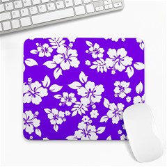 Violet Hawaiian Large Mousepads by AlohaStore