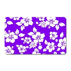 Violet Hawaiian Magnet (rectangular) by AlohaStore