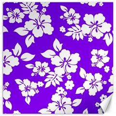 Violet Hawaiian Canvas 12  X 12   by AlohaStore