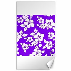 Violet Hawaiian Canvas 40  X 72   by AlohaStore