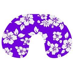 Violet Hawaiian Travel Neck Pillows by AlohaStore