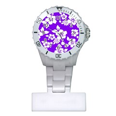 Violet Hawaiian Plastic Nurses Watch by AlohaStore