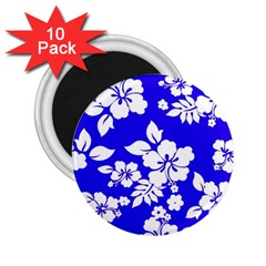 Deep Blue Hawaiian 2 25  Magnets (10 Pack)  by AlohaStore