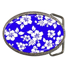 Deep Blue Hawaiian Belt Buckles by AlohaStore