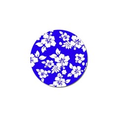 Deep Blue Hawaiian Golf Ball Marker (4 Pack) by AlohaStore