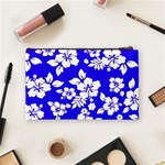 Deep Blue Hawaiian Cosmetic Bag (Medium)  Back