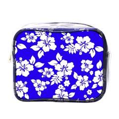 Deep Blue Hawaiian Mini Toiletries Bags by AlohaStore