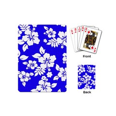 Deep Blue Hawaiian Playing Cards (mini)  by AlohaStore