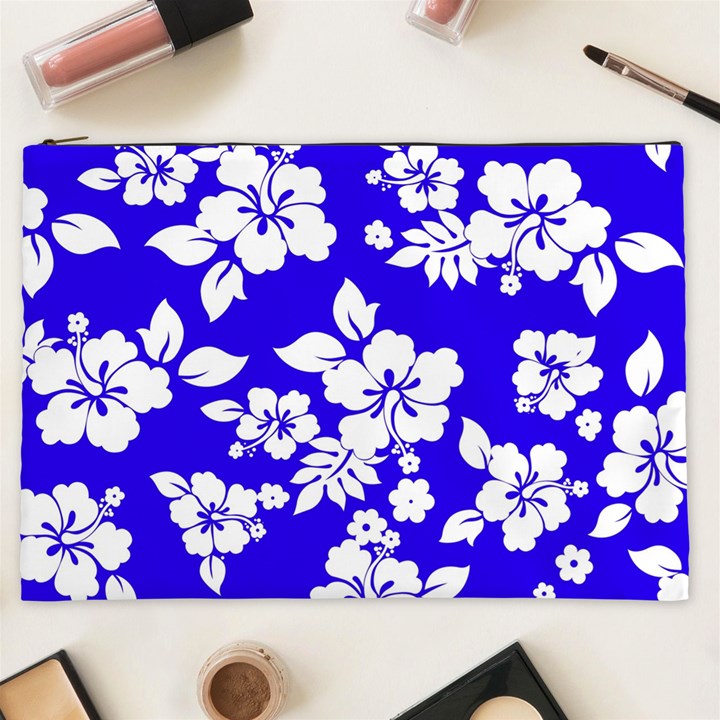 Deep Blue Hawaiian Cosmetic Bag (XXL) 