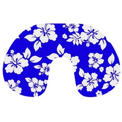 Deep Blue Hawaiian Travel Neck Pillows by AlohaStore