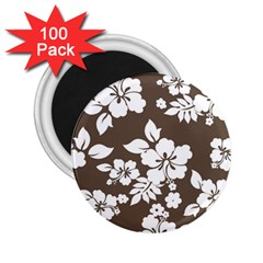 Sepia Hawaiian 2 25  Magnets (100 Pack)  by AlohaStore