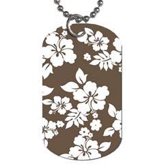 Sepia Hawaiian Dog Tag (two Sides) by AlohaStore