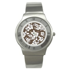 Sepia Hawaiian Stainless Steel Watch by AlohaStore