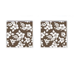 Sepia Hawaiian Cufflinks (square) by AlohaStore