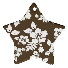 Sepia Hawaiian Star Ornament (two Sides)  by AlohaStore