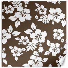 Sepia Hawaiian Canvas 12  X 12   by AlohaStore