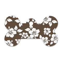 Sepia Hawaiian Dog Tag Bone (one Side) by AlohaStore