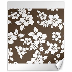 Sepia Hawaiian Canvas 11  X 14   by AlohaStore